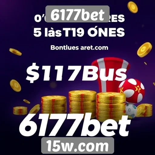 Ofertas de bônus disponíveis no 6177bet